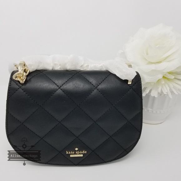 🔽 Kate spade emerson quilted black cossbody rita - Picture 3 of 8